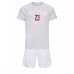 Denemarken Pierre-Emile Hojbjerg #23 Babykleding Uitshirt Kinderen WK 2022 Korte Mouwen (+ korte broeken)